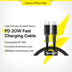 Cáp dữ liệu sạc nhanh Baseus bện mật độ cao PD 20W 1m / 2m