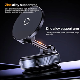 Giá đỡ điện thoại từ tính trên ô tô Xoay 360 độ có thể sạc lại Giá đỡ điện thoại có thể gập lại Giá đỡ điện thoại điều hướng ô tô