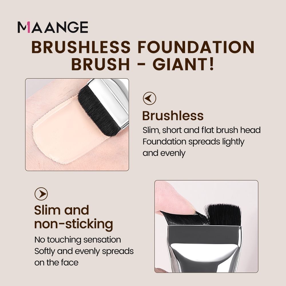MAANGE Bộ cọ makeup kem nền và mút trang điểm cao cấp 52099