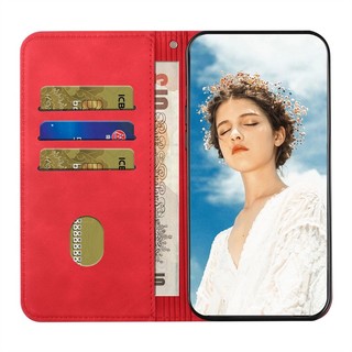 Ốp Da Cho Samsung Galaxy A04 A04S A11 M11 A12 M12 F12 A13 Lte M13 A14 A15 A16 4G 5G Retro Có Khe Cắm Thẻ Lật Ví Vỏ