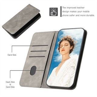 Ốp Da Cho Samsung Galaxy A07 A17 A27 A37 A56 A16 A06 A26 A36 M21 M30S M31 M31S M35 M51 M62 F62 Retro Có Khe Cắm Thẻ Lật Ví