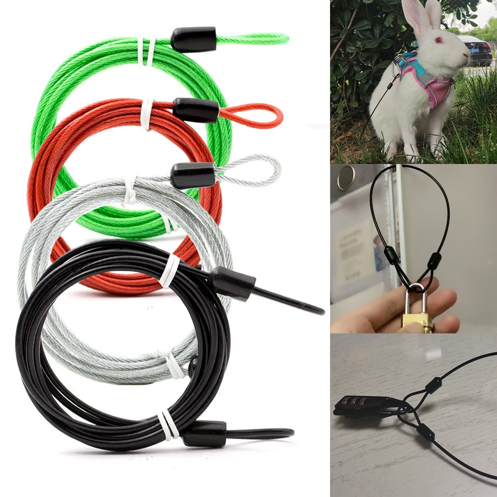 2mm Vòng thép khóa xe đạp/xe máy, tùy chọn chiều dài