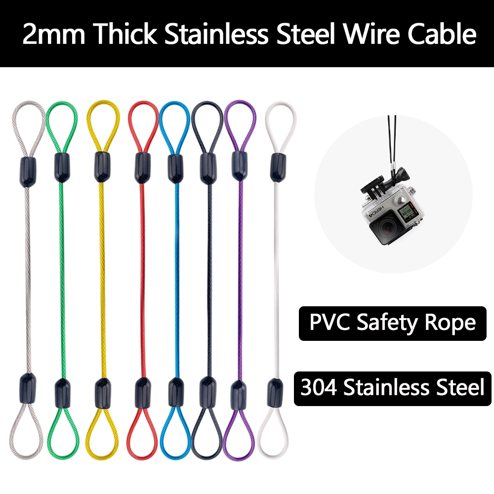 2mm Vòng thép khóa xe đạp/xe máy, tùy chọn chiều dài