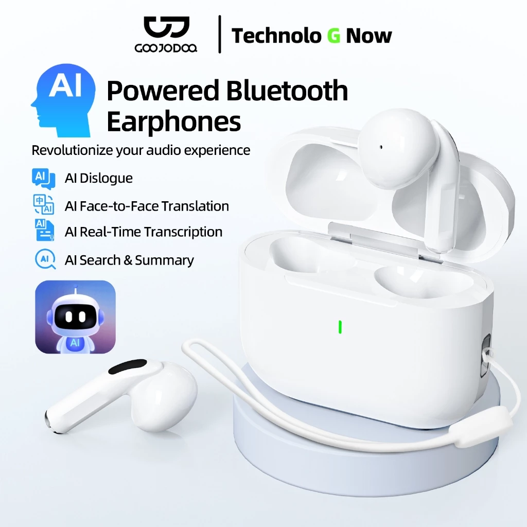 GOOJODOQ tai nghe TWS 5.3 dịch thuật AI cùng hộp sạc