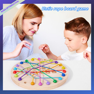 Tháo dây thừng, thách thức đồ chơi trò chơi bảng, phát triển tư duy logic giáo dục cho trẻ em và tập trung vào đồ chơi tương tác giữa cha mẹ và con cái.