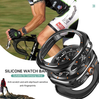 Thích hợp cho vỏ bảo vệ hợp kim nhôm Samsung Galaxy Watch Ultra, vỏ mạ điện 47MM