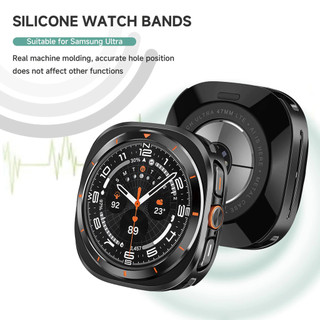 Thích hợp cho vỏ bảo vệ hợp kim nhôm Samsung Galaxy Watch Ultra, vỏ mạ điện 47MM