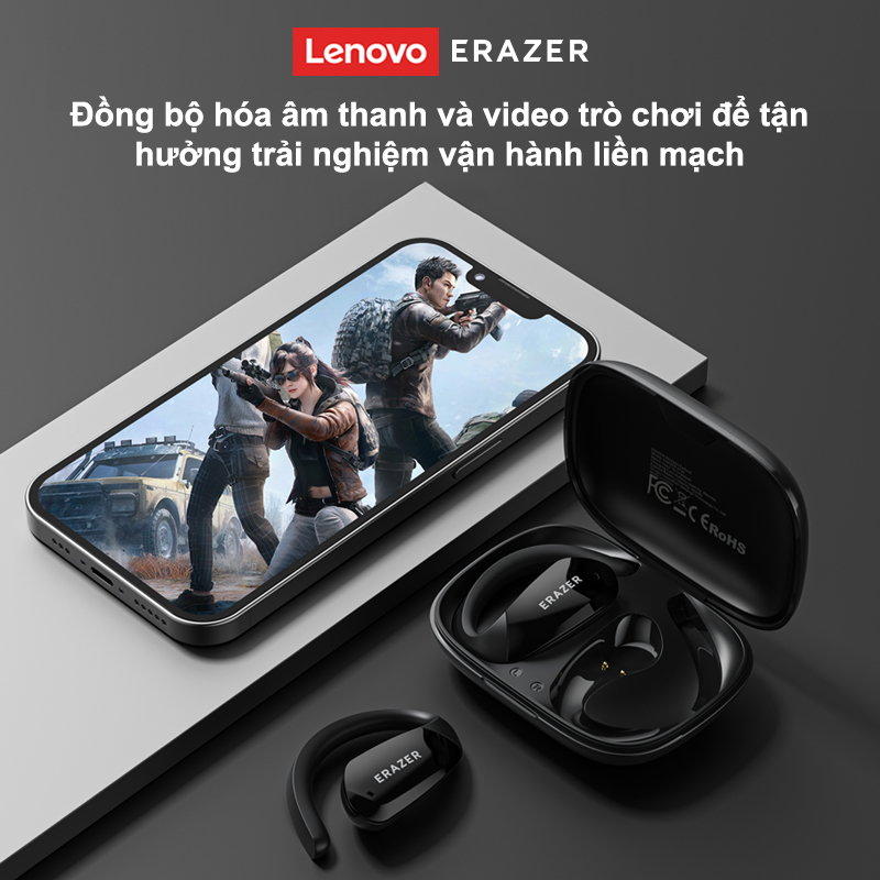 Lenovo ERAZER XF30 OWS Tai nghe nhạc Hifi  Bluetooth 5.4 Kết nối không dây Trường âm thanh nổi 3D Tai nghe thể thao chống nước IPX5 | BigBuy360 - bigbuy360.vn