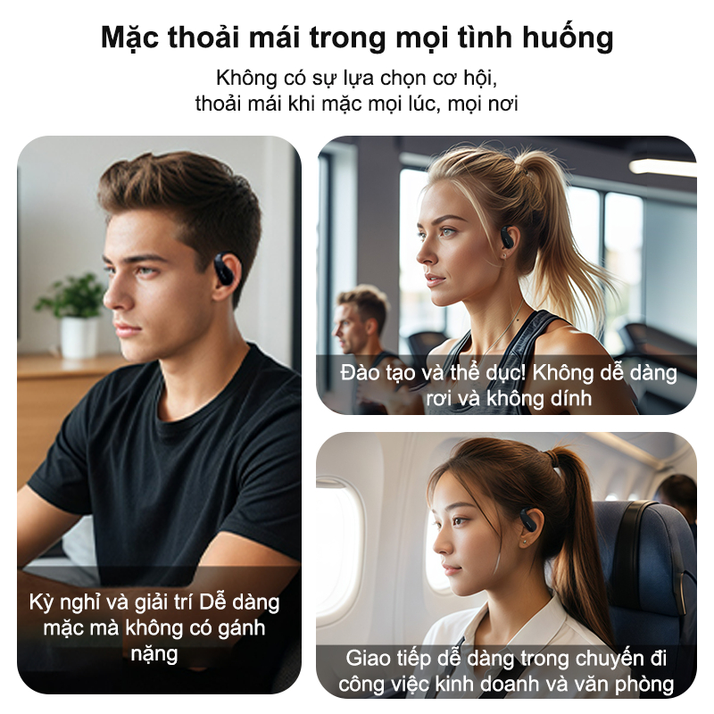 Lenovo ERAZER XF30 OWS Tai nghe nhạc Hifi  Bluetooth 5.4 Kết nối không dây Trường âm thanh nổi 3D Tai nghe thể thao chống nước IPX5 | BigBuy360 - bigbuy360.vn
