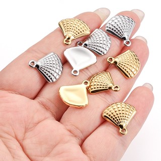 Mặt dây chuyền vỏ bằng thép không gỉ Phụ kiện trang sức tự làm Vàng 18k Quyến rũ cổ điển