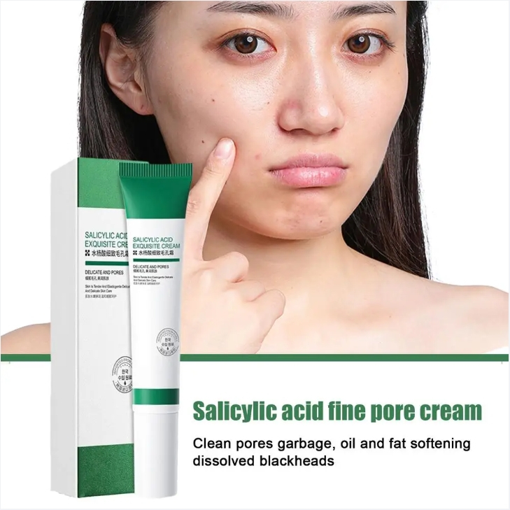 Kem Salicylic Acid 20Ml Se Khít Lỗ Chân Lông Cải Thiện Mụn Đầu Đen Chống Lão Hóa Kiềm Dầu