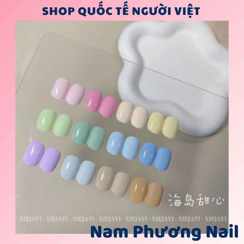 XEIJIAYI Sơn gel Macaron 12 màu cho mùa hè sinh động chai 15ml | Shopee ...
