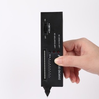 2Pcs V2 chuyên nghiệp độ chính xác cao kim cương thử nghiệm đá quý lựa chọn đồ trang sức công cụ xem LED kim cương chỉ số thử nghiệm bút