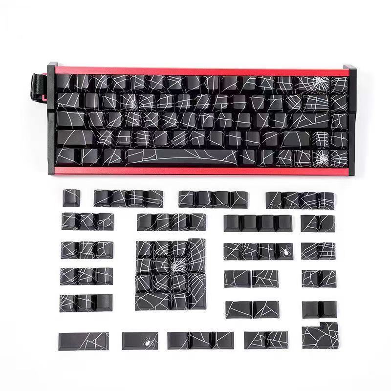 Spider Web Keycap Cherry Profile Side Print Shine Through PBT Chất liệu ...