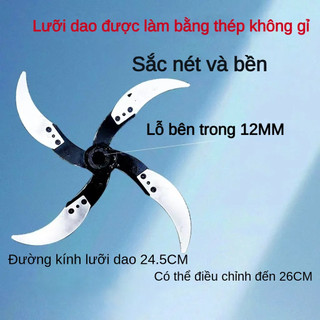 Gà, vịt, ngỗng, máy nghiền rau chuyên dụng [lưỡi dao siêu sắc bằng thép không gỉ] lỗ bên trong 12mm