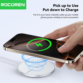 Bộ sạc không dây từ tính ma thuật Rocoren 15W 12-16Pro Max