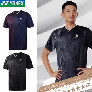 Mới Yonex Quần Áo Cầu Lông Nhanh Khô Nam Nữ Thi Đấu Quần Áo Mùa Hè Nhanh Khô Quần Áo Tay Ngắn YY Sinh Viên Thanh Niên Quần Áo Thể Thao