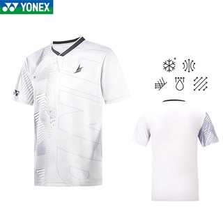 Mới Yonex Quần Áo Cầu Lông Nhanh Khô Nam Nữ Thi Đấu Quần Áo Mùa Hè Nhanh Khô Quần Áo Tay Ngắn YY Sinh Viên Thanh Niên Quần Áo Thể Thao