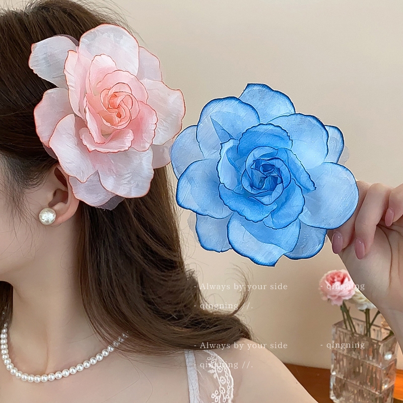 Mùa Hè Đi Biển - Kẹp Tóc Hoa Phong Cách Kỳ Nghỉ Cho Nữ