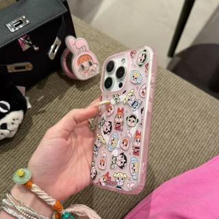 Ốp bảo vệ khung họa tiết nữ cảnh sát béo bay dễ thương cho iPhone xr xsmax 11pro 12 13promax 15pro 15promax 14 14promax 14pro 16 pro max 16 plus giá đỡ điện thoại di động