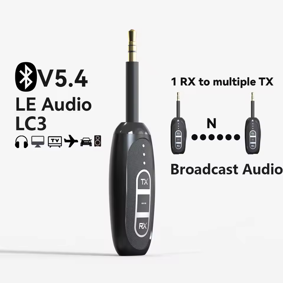 Bộ phát thu Bluetooth đa chức năng LE Audio, TX / RX / BIS ba trong một ...