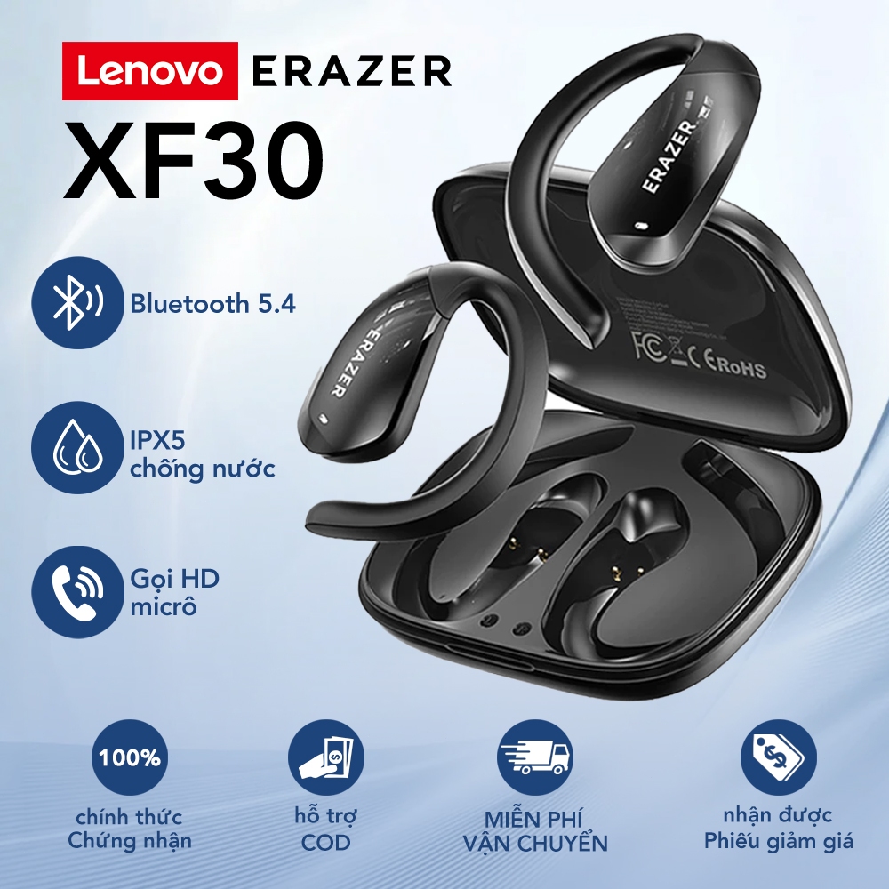 Lenovo ERAZER XF30 OWS Tai nghe nhạc Hifi  Bluetooth 5.4 Kết nối không dây Trường âm thanh nổi 3D Tai nghe thể thao chống nước IPX5 | BigBuy360 - bigbuy360.vn