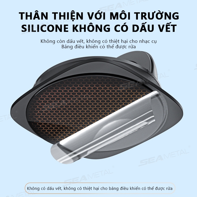 Bảng điều khiển SEAMETAL giá đỡ điện thoại ô tô bảng số điện thoại ô tô 360° Giá đỡ điện thoại chống trượt xoay