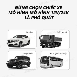 Bộ sạc xe hơi SEAMETAL 5 trong 1 Bộ chuyển đổi USB 12V-24V 66W PD Bộ sạc điện thoại ô tô có màn hình kỹ thuật số Sạc siêu nhanh