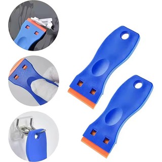 Seametal 10 Chiếc Xe Kính Bụi Keo Dao Cạo Dao Cạo Lưỡi Nhựa Điện Thoại Di Động Máy Tính Bảng Tẩy