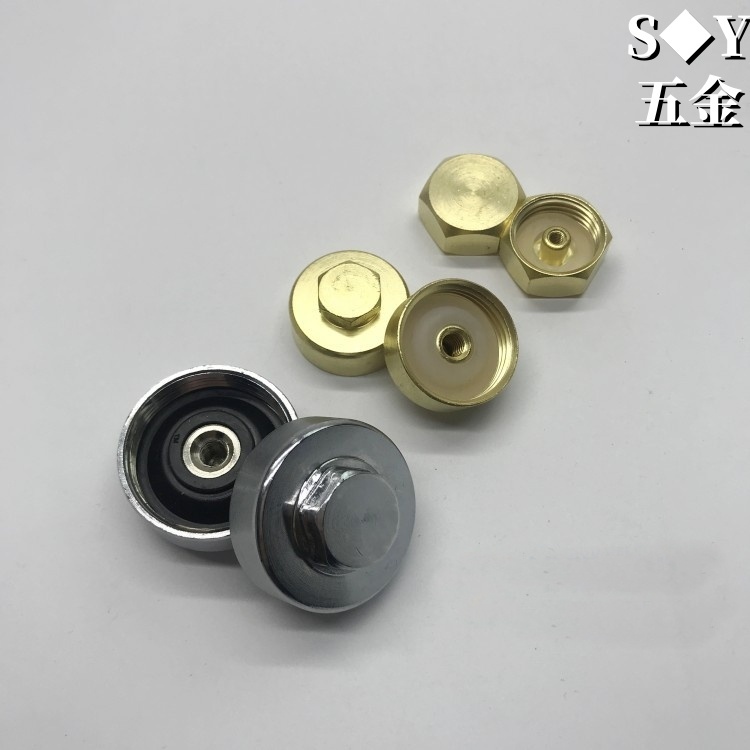 Máy Nước Nóng Điện Thanh Magiê Đai Ốc Nước Thải Xả Lục Giác Tất Cả Đồng Vít Nắp Cắm 4 Điểm 5 Điểm 6 Điểm 3cm Áp Dụng Phụ Kiện