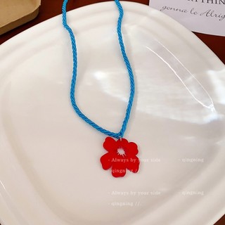Dây chuyền ngọc trai nữ mùa hè vòng cổ hoa Hàn Quốc phong cách thời trang choker cổ phụ kiện
