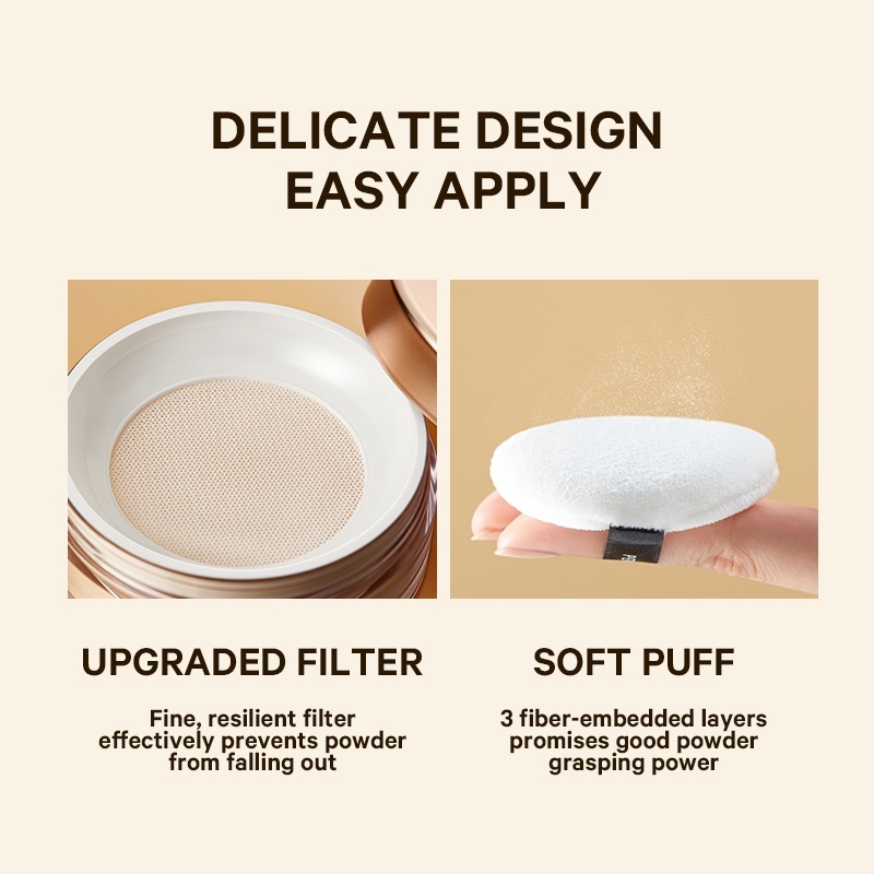 Ảnh Bột kiểm soát dầu chống thấm nước PERFECT DIARY kiểm soát dầu lên đến 12 giờ với 3 màu tùy chọn 7g 3