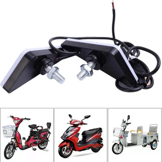Xe Máy LED Quỷ Mắt Đa Năng Tam Giác Biển Số Vít Đèn Xe Máy Sửa Đổi Mắt Quỷ Đèn Trang Trí