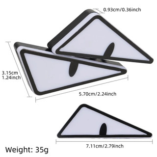 Xe Máy LED Quỷ Mắt Đa Năng Tam Giác Biển Số Vít Đèn Xe Máy Sửa Đổi Mắt Quỷ Đèn Trang Trí