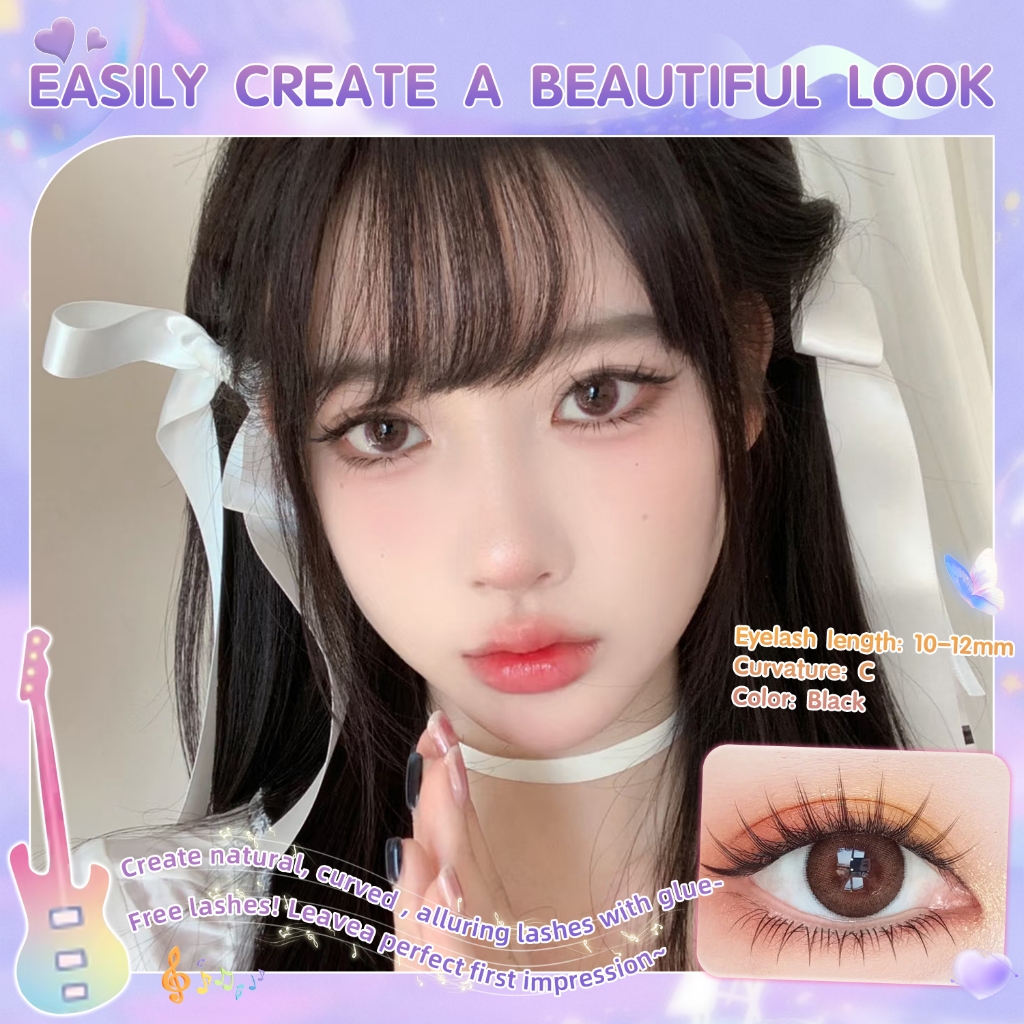 KILIGMATA Lông mi tự dính Bán chạy Lông mi giả không keo không cần keo dán lông mi đi kèm keo dán