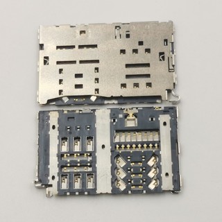 2-10 Chiếc Đầu Đọc Thẻ Sim Đầu Nối Cho LG G6 Plus G5 Hifi SE X Màn Hình Fortune 3 Cricket Phoenix 5 Kseries Cắm K31 K300 G6Plus G5SE Khe Cắm Khay Ổ Cắm