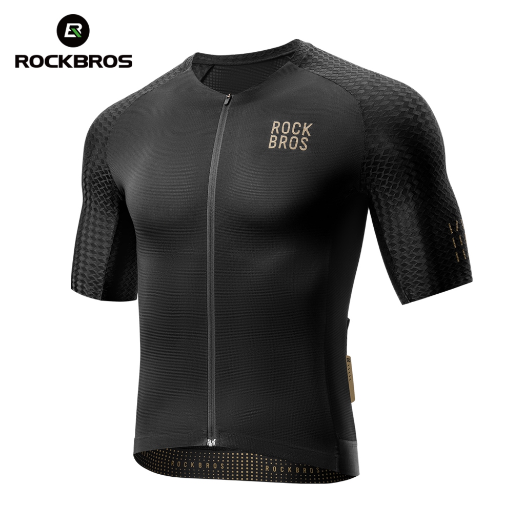 Rockbros Jersey Xe Đạp Nam Tay Ngắn, Thoáng Khí và Thấm Hút Mồ Hôi Nhanh