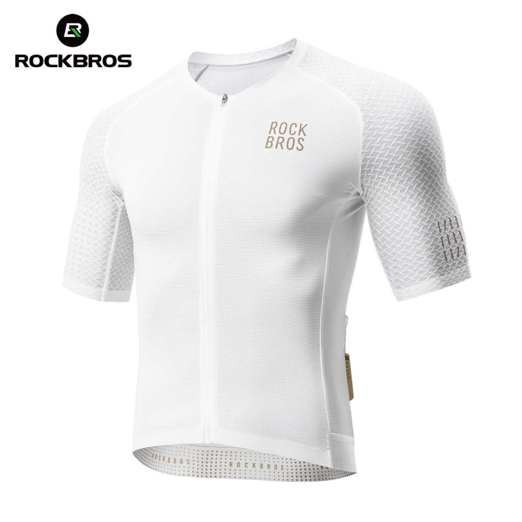 Rockbros Jersey Xe Đạp Nam Tay Ngắn, Thoáng Khí và Thấm Hút Mồ Hôi Nhanh