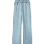 Semir Mềm Denim Quần Nữ Co Giãn Eo Quần Dài Vintage Mùa Hè Thịt-Covering Giảm Béo Thoáng Mát Quần Ống Rộng Hợp Thời Trang — ảnh 2