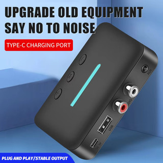 USB Bluetooth 5.3 Bộ Chuyển Đổi Bộ Thu Âm Thanh Stereo Không Dây 3.5 Mm Aux R/LC RCA Hỗ Trợ U-Đĩa Sinh Sản Cho Loa máy Tính Để Bàn Amp