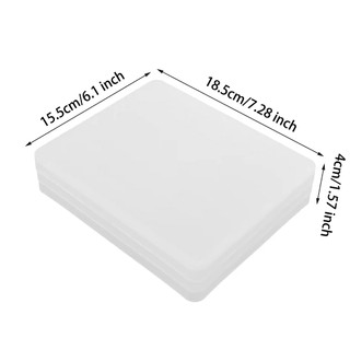 Hộp lưu trữ Keycap trong suốt mờ 3 lớp có nắp Keycap Hộp hiển thị chống bụi