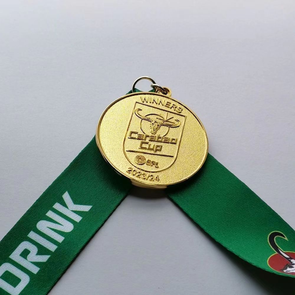 2025 EFL Carabao Cup Huy chương vô địch Liverpool FC Fan Quà tặng Mô phỏng Mô hình Bóng đá Lưu niệm Bộ sưu tập