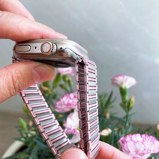 Dây đeo vòng hình chữ H phong cách kẹo đầy màu sắc cho Apple Watch Ultra 46 / 44 / 40 / 49 / 45 / 41 / 42 / 38 / 45mm iwatch Series Ultra / 10 / 9 / 8 / 7 / 6 / 5 / 4 / 3 / 2 / 1 / SE