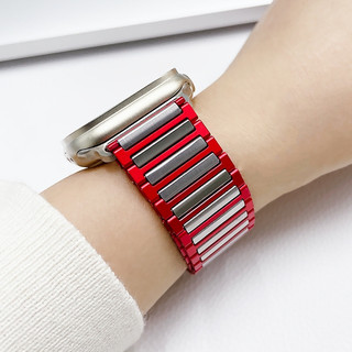 Dây đeo vòng hình chữ H phong cách kẹo đầy màu sắc cho Apple Watch Ultra 46 / 44 / 40 / 49 / 45 / 41 / 42 / 38 / 45mm iwatch Series Ultra / 10 / 9 / 8 / 7 / 6 / 5 / 4 / 3 / 2 / 1 / SE