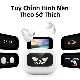 Tai nghe Bluetooth UGREEN ClipBuds Magic Màn hình cảm ứng thông minh,Bluetooth 5.4,Độ trễ thấp,pin 30H,Chống nước IPX5
