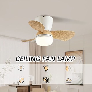 AIMI Quạt Trần Đèn Đèn Quạt Trần LED Tricolor 6 Tốc Độ Điều Chỉnh Tốc Độ Gió Động Cơ Im Lặng Đèn Chùm Trần Thích Hợp Cho Phòng Ăn Phòng Ngủ