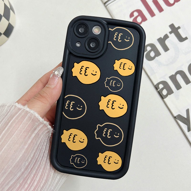 [Phiên bản nâng cấp] Ốp lưng cho Samsung Galaxy S26 S25 S24 S23 S22 S21 S20 Plus Ultra FE M55 M54 M51 A57 A56 A55 A54 A53 A52 A51 A50 A73 A72 Vỏ điện thoại mềm Motif Mèo và Cá dễ thương