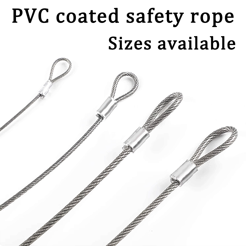 Dây thép không gỉ 304 phủ PVC chống mất, dây an toàn