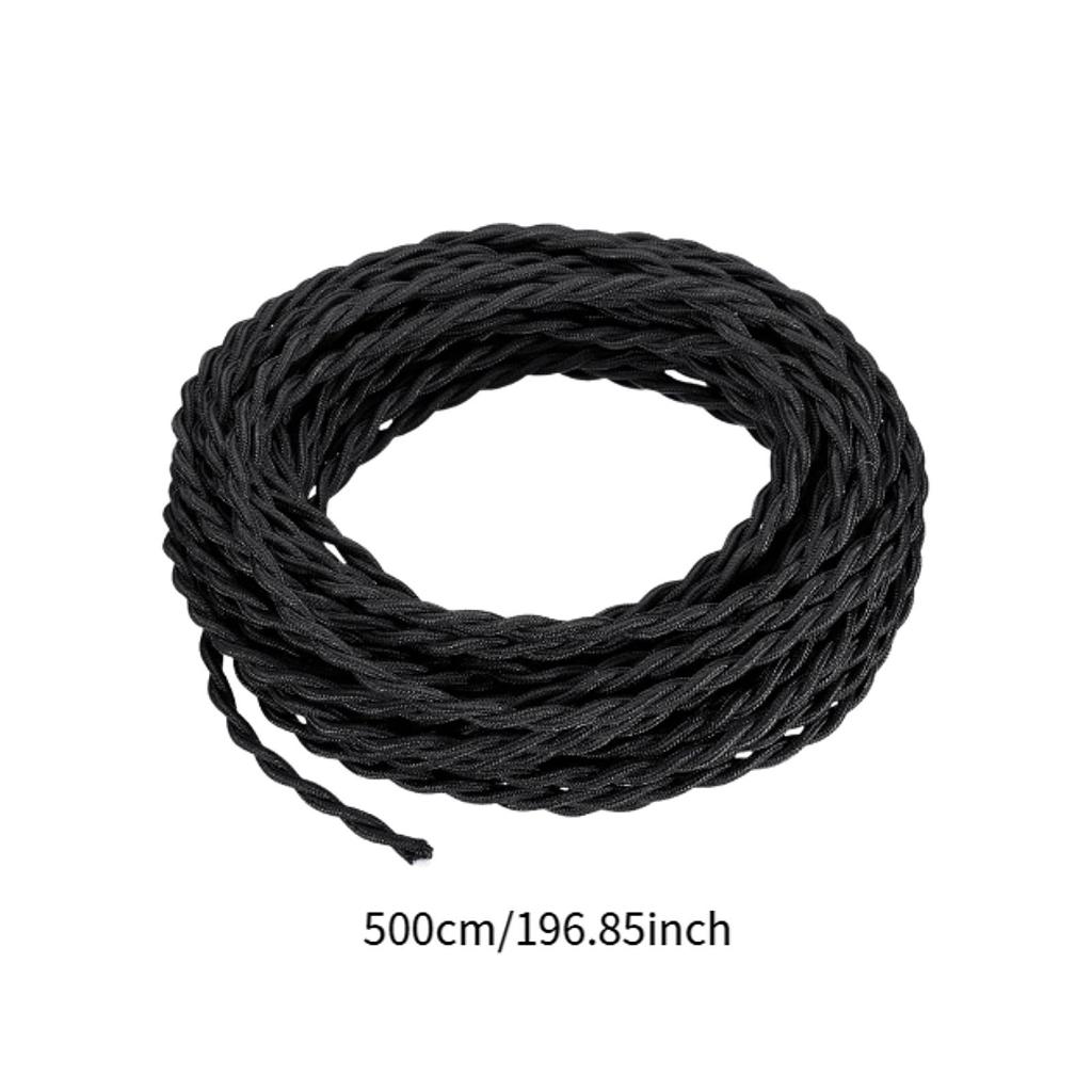 Dây đèn dây chuyền Dây cáp đèn Retro 5M, Trang trí, Chiếu sáng
