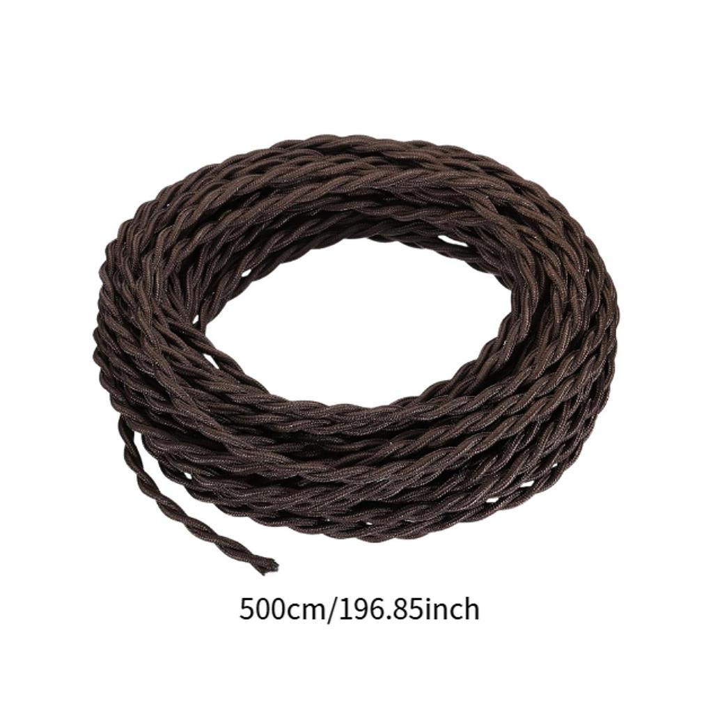 Dây đèn dây chuyền Dây cáp đèn Retro 5M, Trang trí, Chiếu sáng